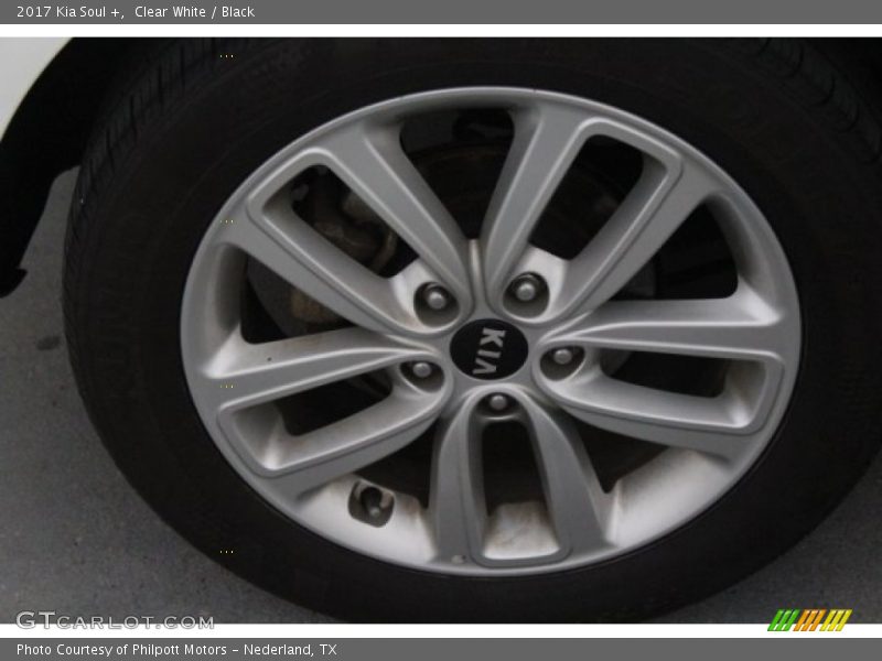 Clear White / Black 2017 Kia Soul +