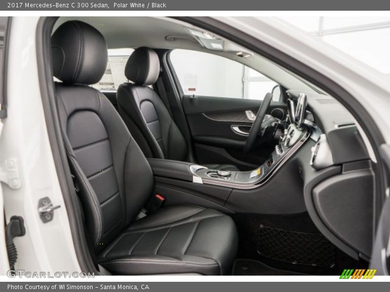 Polar White / Black 2017 Mercedes-Benz C 300 Sedan