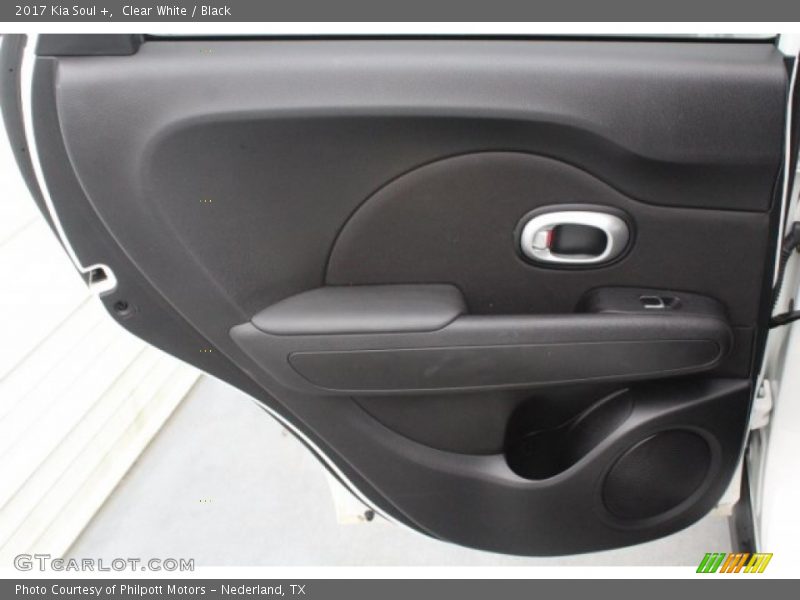 Clear White / Black 2017 Kia Soul +