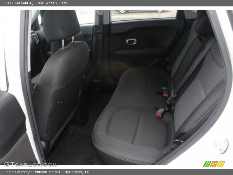 Clear White / Black 2017 Kia Soul +