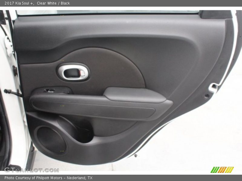 Clear White / Black 2017 Kia Soul +