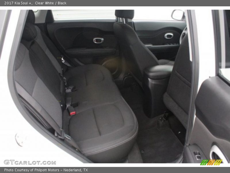 Clear White / Black 2017 Kia Soul +
