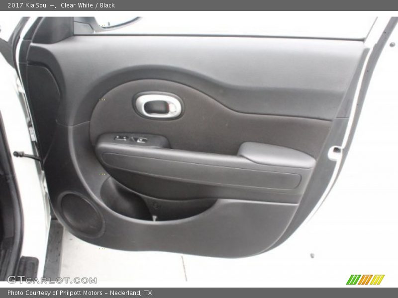 Clear White / Black 2017 Kia Soul +