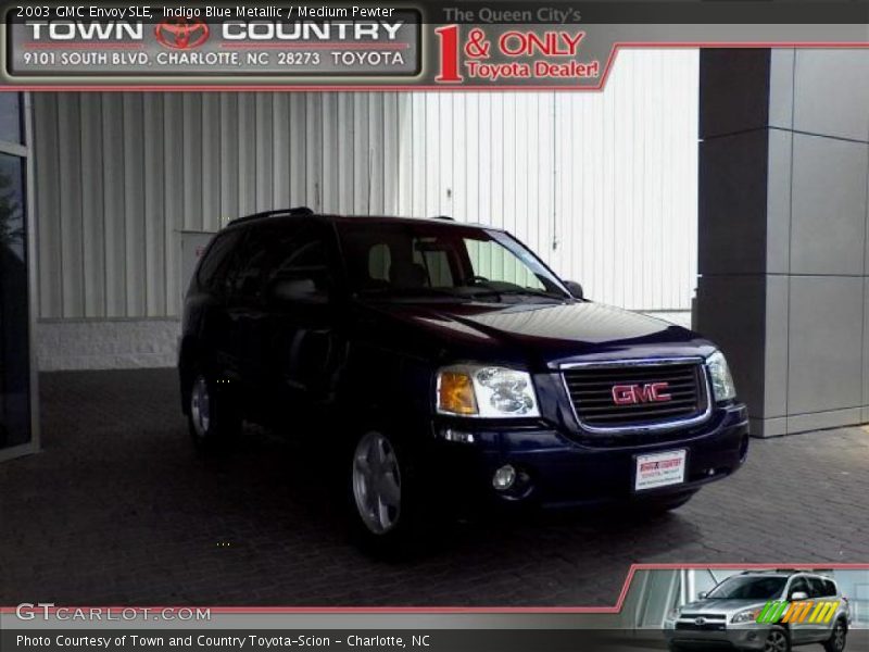 Indigo Blue Metallic / Medium Pewter 2003 GMC Envoy SLE