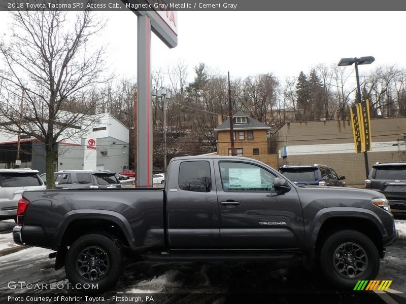 Magnetic Gray Metallic / Cement Gray 2018 Toyota Tacoma SR5 Access Cab