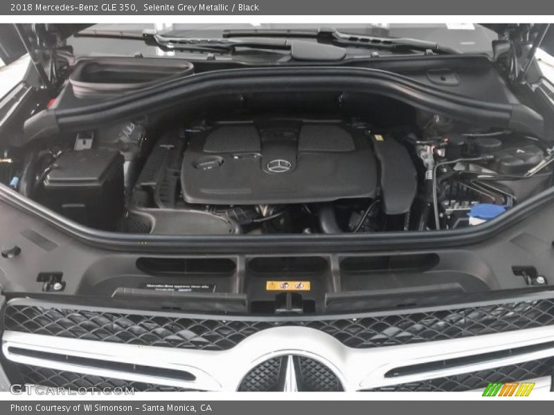 Selenite Grey Metallic / Black 2018 Mercedes-Benz GLE 350