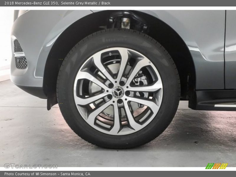 Selenite Grey Metallic / Black 2018 Mercedes-Benz GLE 350