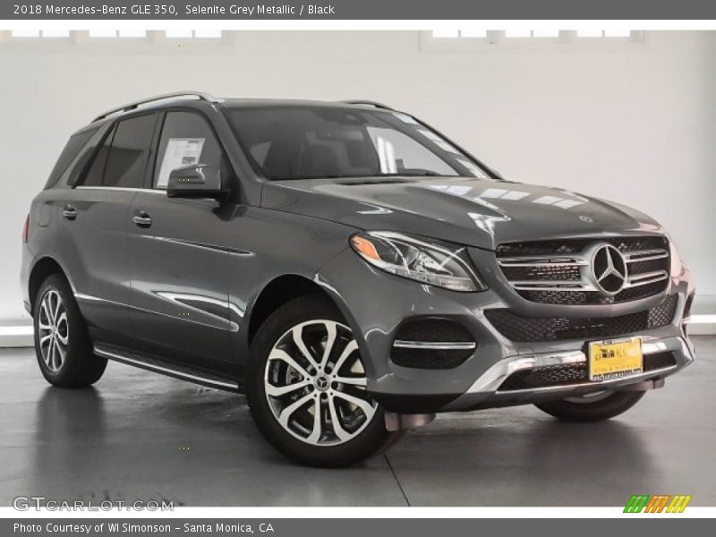 Selenite Grey Metallic / Black 2018 Mercedes-Benz GLE 350