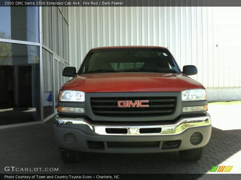 Fire Red / Dark Pewter 2003 GMC Sierra 1500 Extended Cab 4x4
