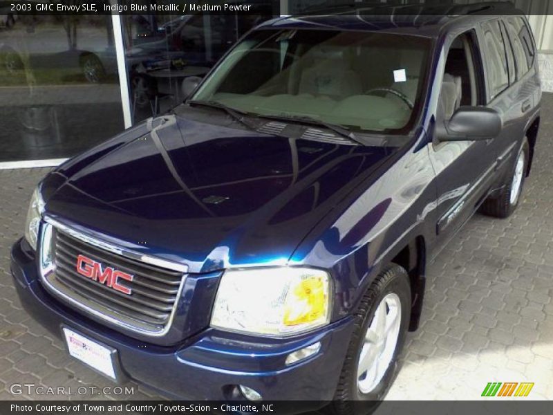 Indigo Blue Metallic / Medium Pewter 2003 GMC Envoy SLE