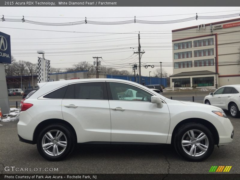 White Diamond Pearl / Parchment 2015 Acura RDX Technology