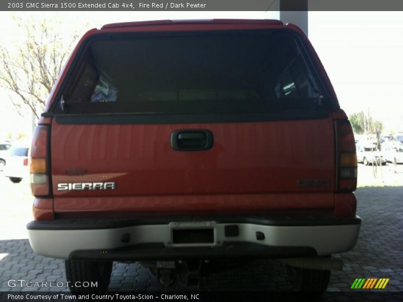 Fire Red / Dark Pewter 2003 GMC Sierra 1500 Extended Cab 4x4