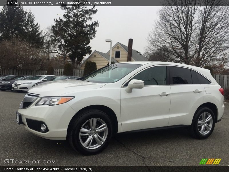 White Diamond Pearl / Parchment 2015 Acura RDX Technology
