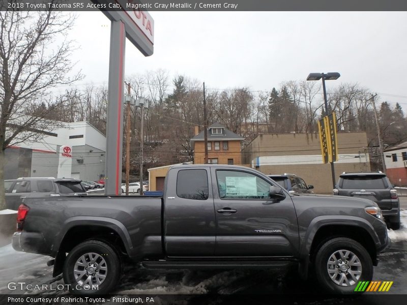 Magnetic Gray Metallic / Cement Gray 2018 Toyota Tacoma SR5 Access Cab
