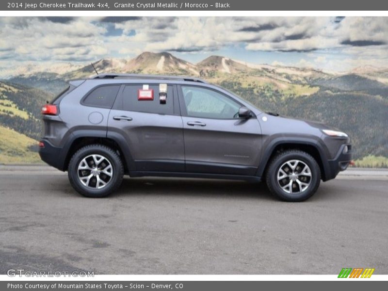 Granite Crystal Metallic / Morocco - Black 2014 Jeep Cherokee Trailhawk 4x4