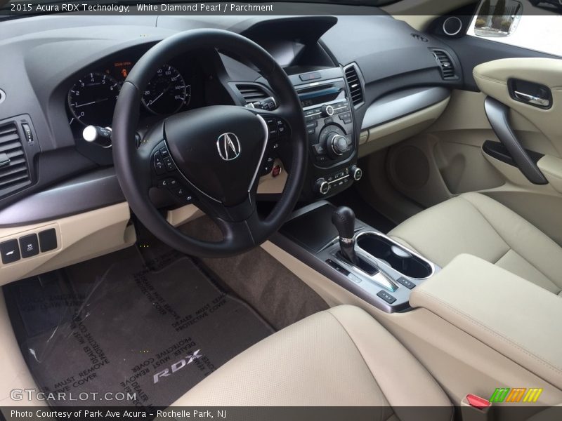 White Diamond Pearl / Parchment 2015 Acura RDX Technology