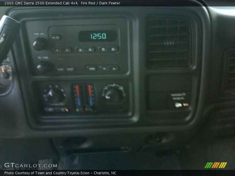 Fire Red / Dark Pewter 2003 GMC Sierra 1500 Extended Cab 4x4
