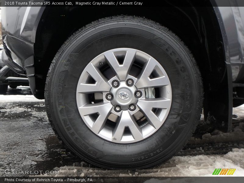 Magnetic Gray Metallic / Cement Gray 2018 Toyota Tacoma SR5 Access Cab