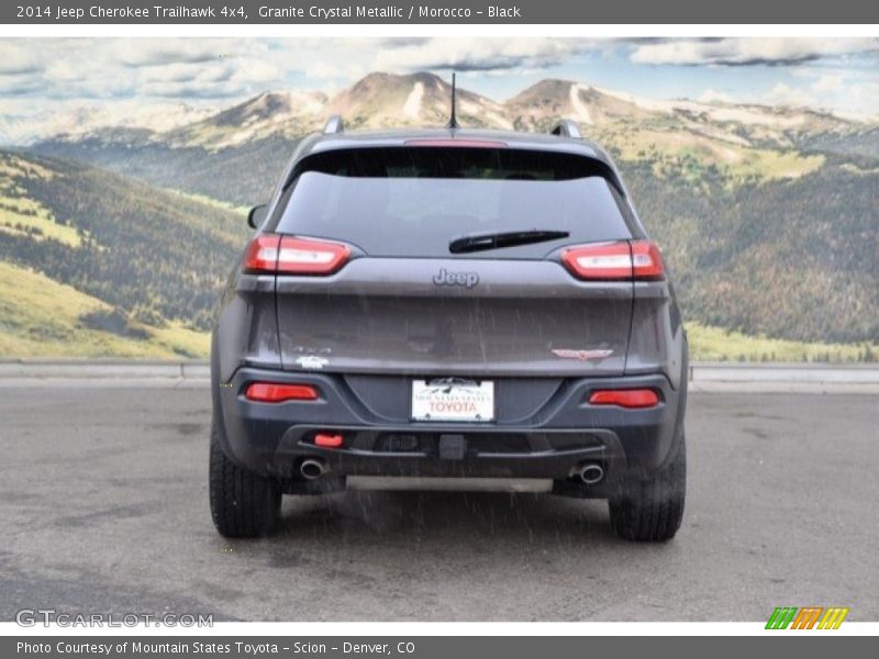Granite Crystal Metallic / Morocco - Black 2014 Jeep Cherokee Trailhawk 4x4