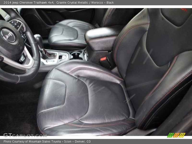 Granite Crystal Metallic / Morocco - Black 2014 Jeep Cherokee Trailhawk 4x4