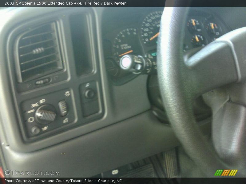 Fire Red / Dark Pewter 2003 GMC Sierra 1500 Extended Cab 4x4