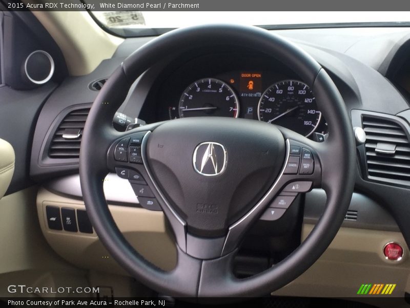 White Diamond Pearl / Parchment 2015 Acura RDX Technology