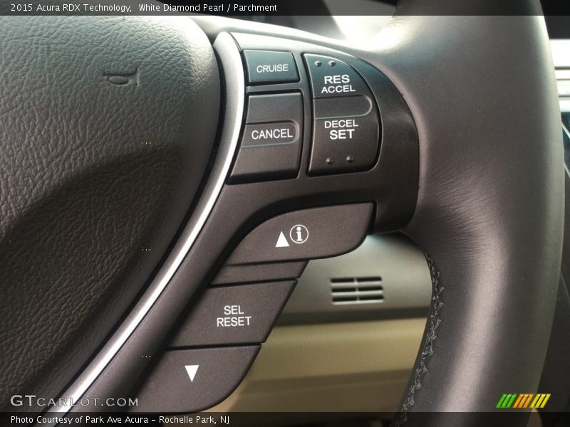 White Diamond Pearl / Parchment 2015 Acura RDX Technology