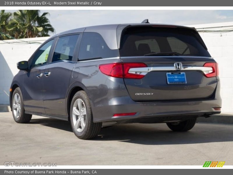 Modern Steel Metallic / Gray 2018 Honda Odyssey EX-L