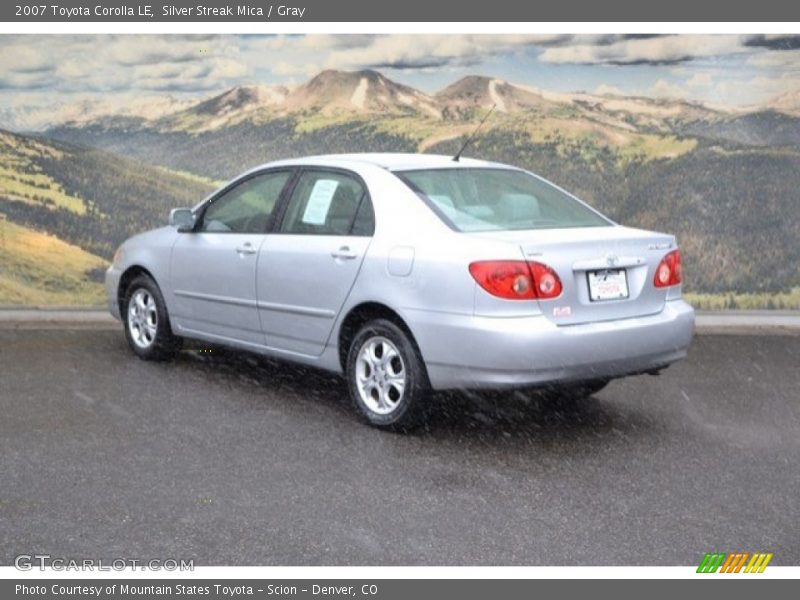 Silver Streak Mica / Gray 2007 Toyota Corolla LE