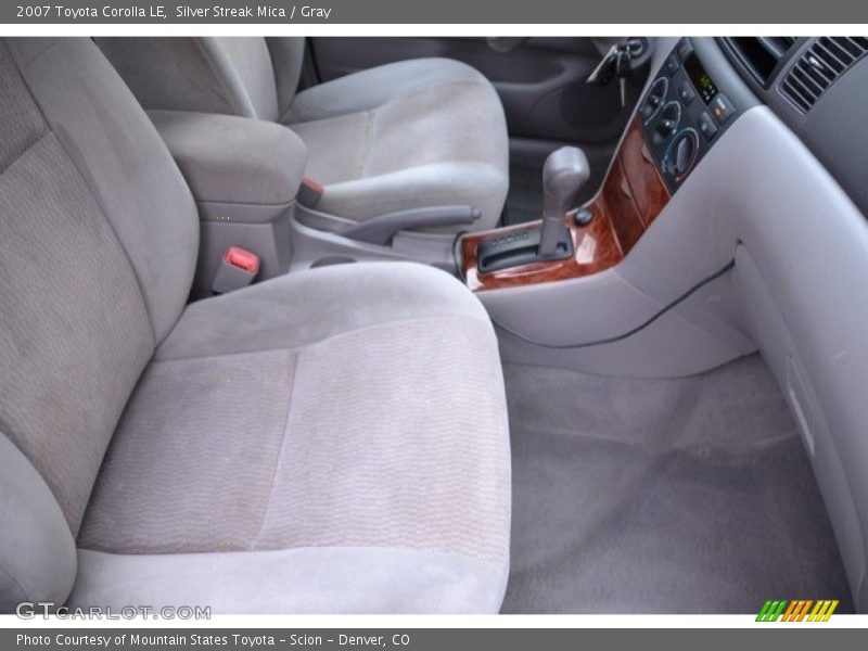 Silver Streak Mica / Gray 2007 Toyota Corolla LE