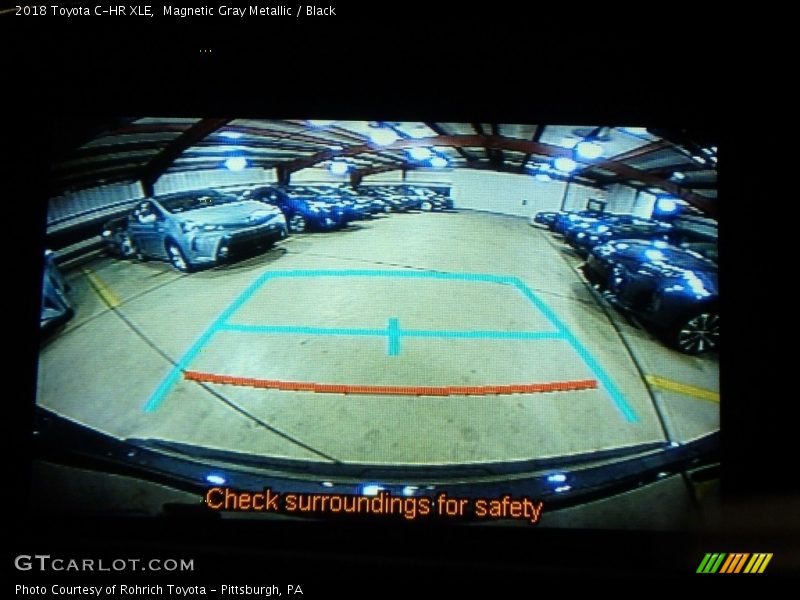 Magnetic Gray Metallic / Black 2018 Toyota C-HR XLE