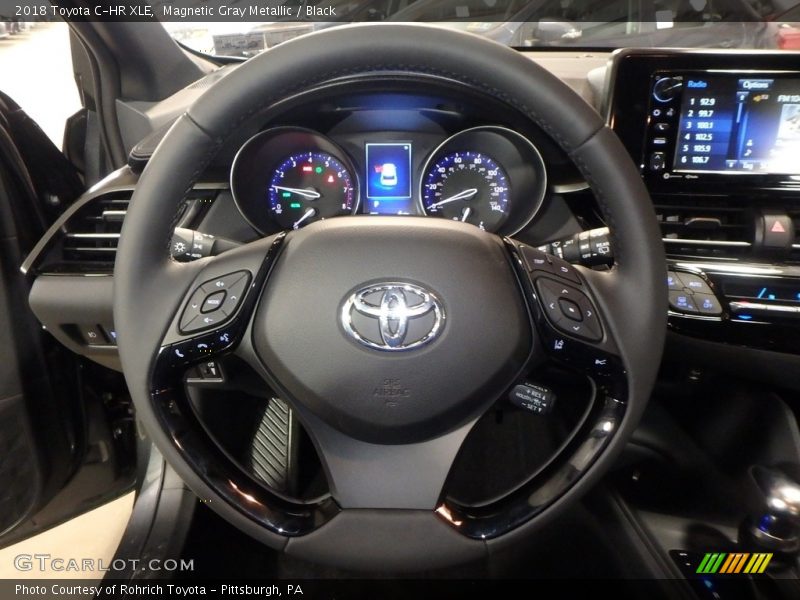 Magnetic Gray Metallic / Black 2018 Toyota C-HR XLE