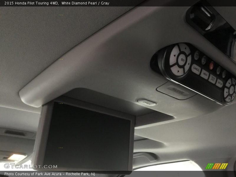 White Diamond Pearl / Gray 2015 Honda Pilot Touring 4WD