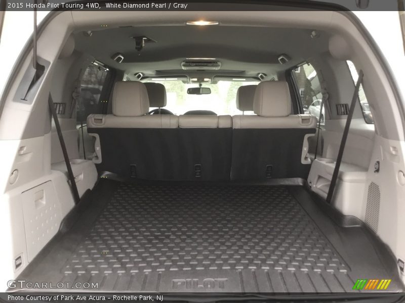 White Diamond Pearl / Gray 2015 Honda Pilot Touring 4WD