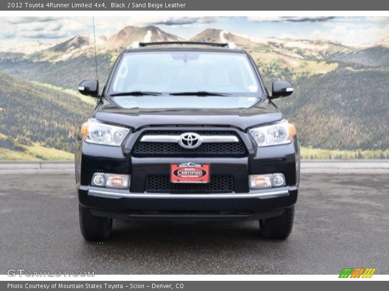 Black / Sand Beige Leather 2012 Toyota 4Runner Limited 4x4