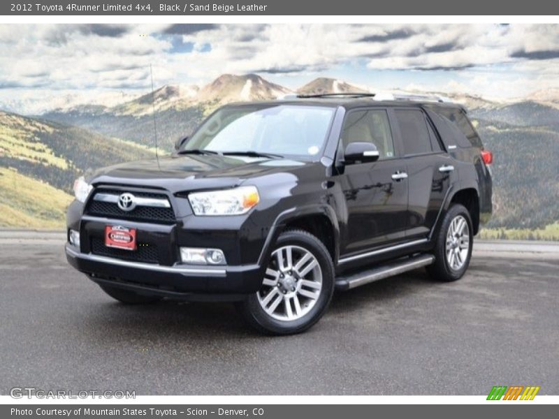Black / Sand Beige Leather 2012 Toyota 4Runner Limited 4x4