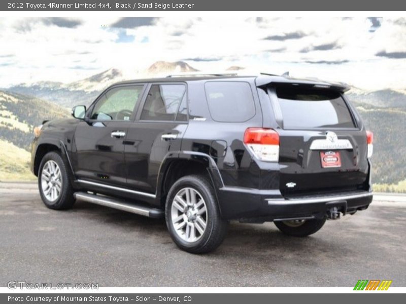 Black / Sand Beige Leather 2012 Toyota 4Runner Limited 4x4