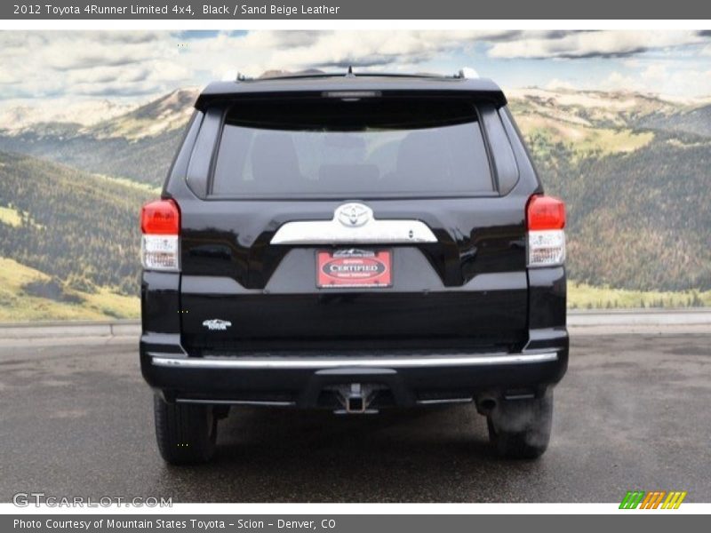 Black / Sand Beige Leather 2012 Toyota 4Runner Limited 4x4