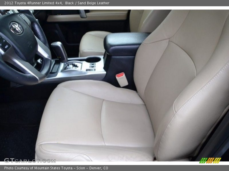 Black / Sand Beige Leather 2012 Toyota 4Runner Limited 4x4