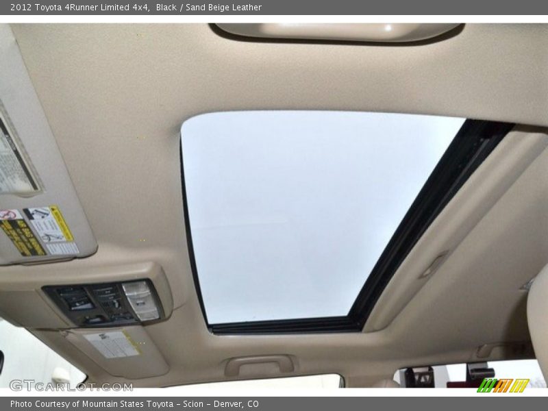 Black / Sand Beige Leather 2012 Toyota 4Runner Limited 4x4