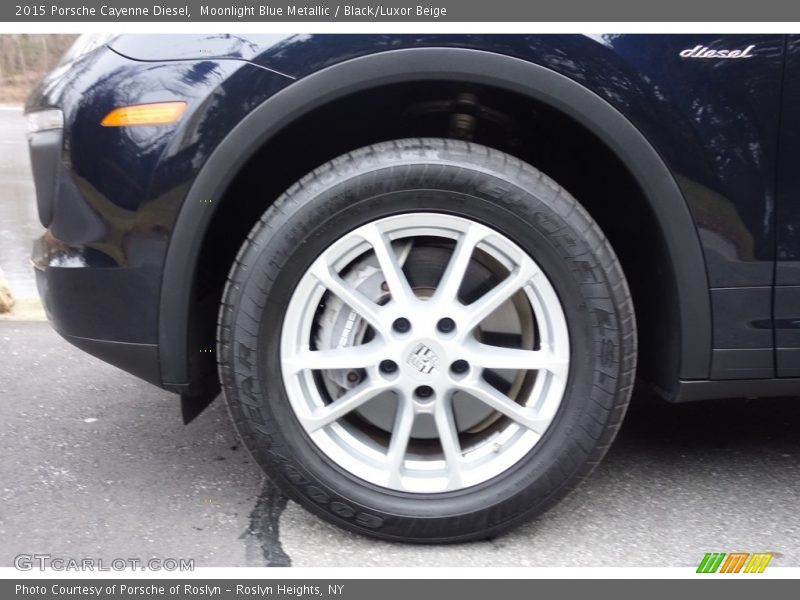 Moonlight Blue Metallic / Black/Luxor Beige 2015 Porsche Cayenne Diesel