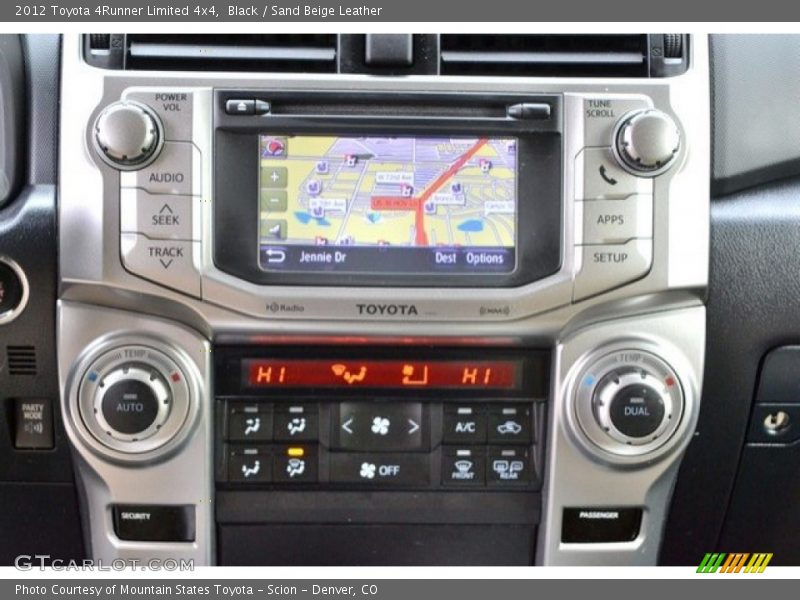 Black / Sand Beige Leather 2012 Toyota 4Runner Limited 4x4