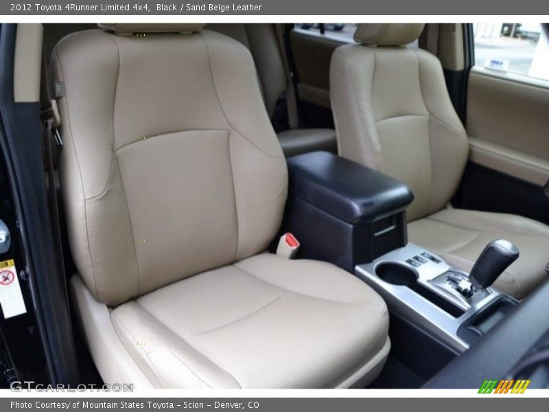 Black / Sand Beige Leather 2012 Toyota 4Runner Limited 4x4
