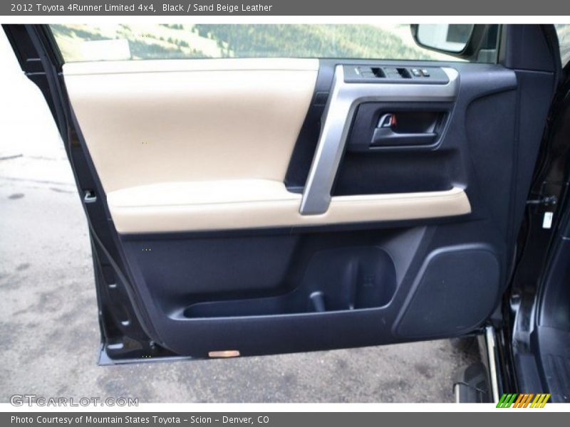Black / Sand Beige Leather 2012 Toyota 4Runner Limited 4x4