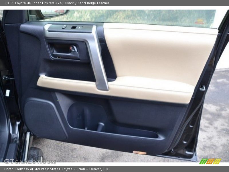 Black / Sand Beige Leather 2012 Toyota 4Runner Limited 4x4