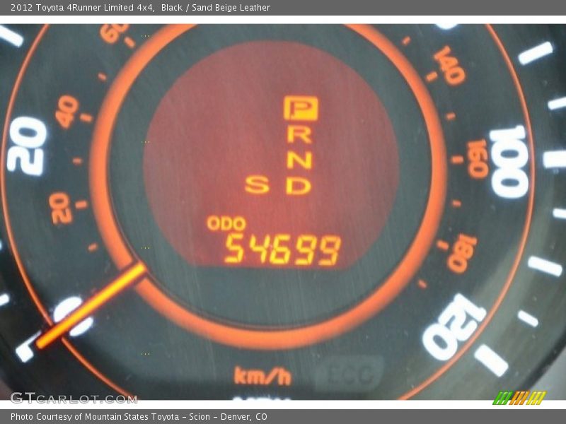 Black / Sand Beige Leather 2012 Toyota 4Runner Limited 4x4