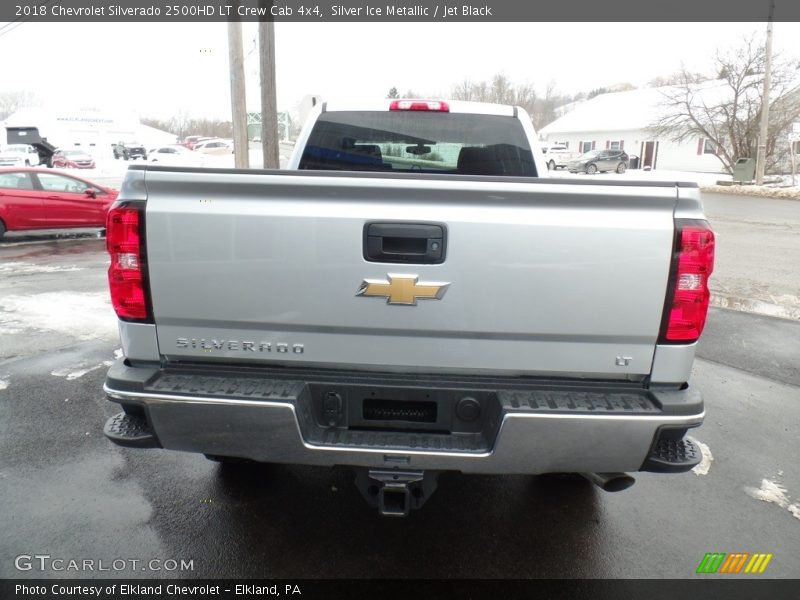 Silver Ice Metallic / Jet Black 2018 Chevrolet Silverado 2500HD LT Crew Cab 4x4