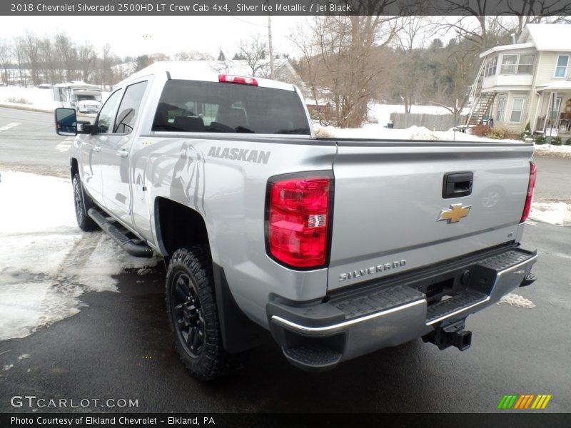 Silver Ice Metallic / Jet Black 2018 Chevrolet Silverado 2500HD LT Crew Cab 4x4