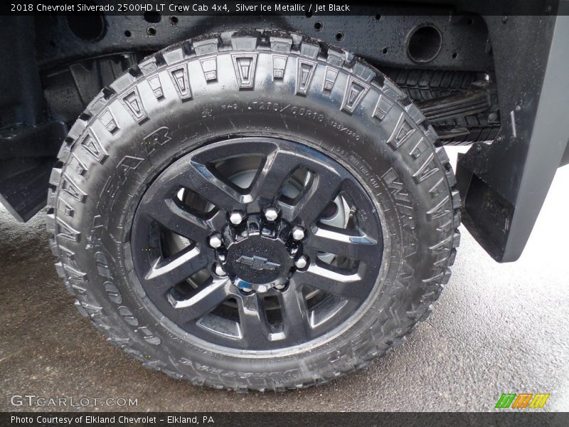 Silver Ice Metallic / Jet Black 2018 Chevrolet Silverado 2500HD LT Crew Cab 4x4