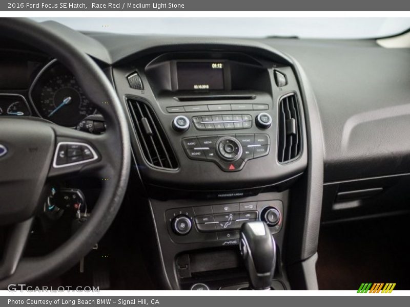 Race Red / Medium Light Stone 2016 Ford Focus SE Hatch
